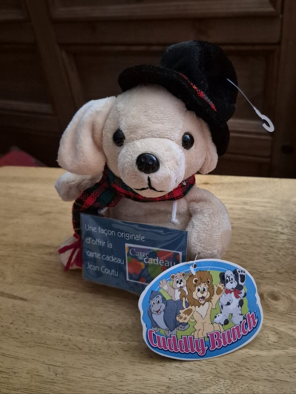 Vintage 2007 Jean Coutu Holiday Promo Plush Dog New With Tags